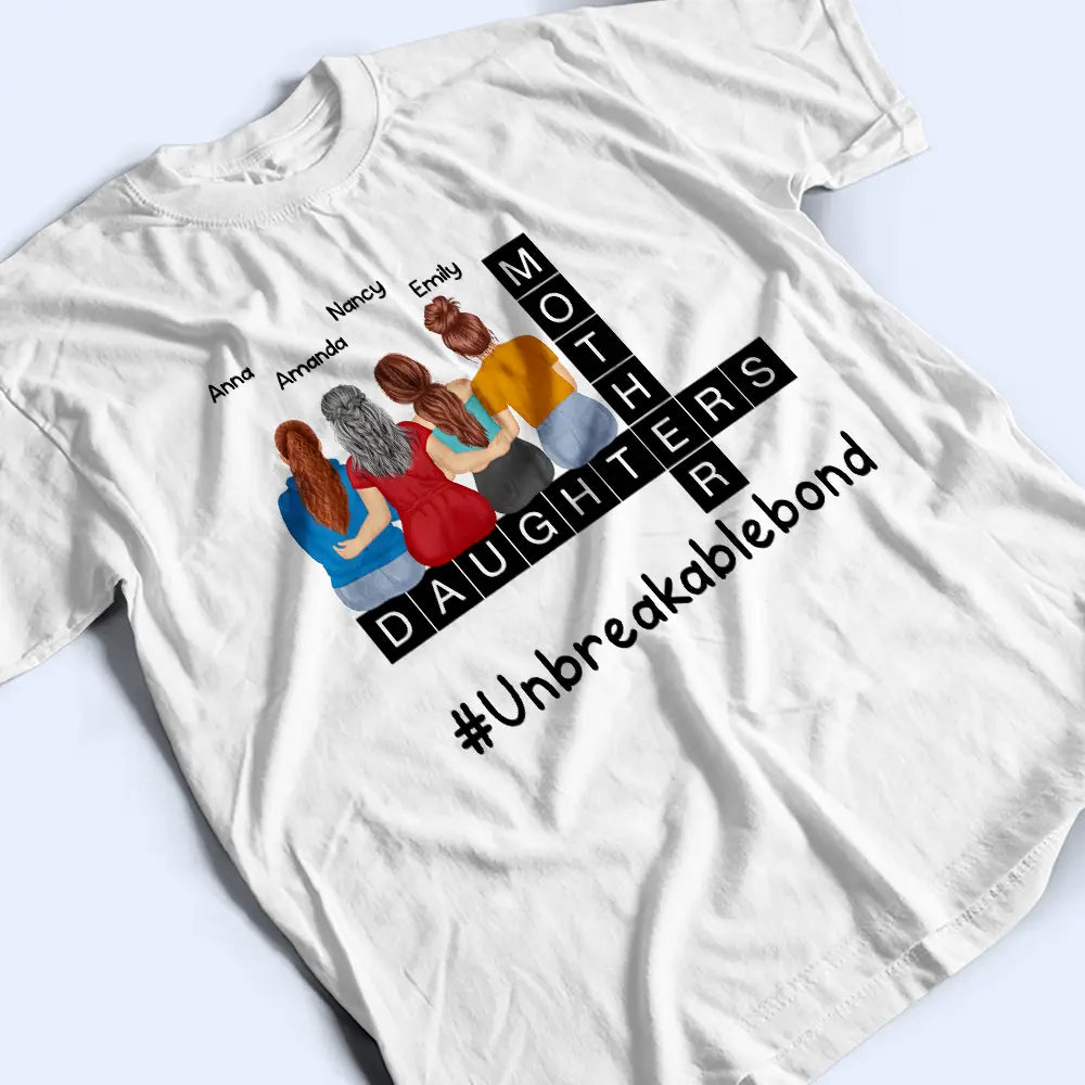 Unbreakable Bond: A Personalized T-Shirt for Moms, Daughters, and Grandmas T-shirt PopCulturePrints