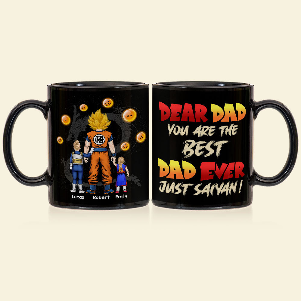 Personalized Dragon-themed Best Dad Mug Coffee Mug PopCulturePrints
