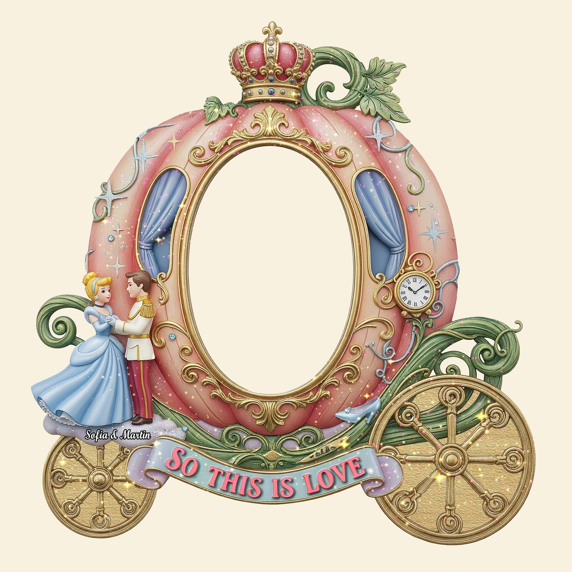 So This Is Love - Personalized Couple Custom Shaped Mirror Mirror PopCulturePrints