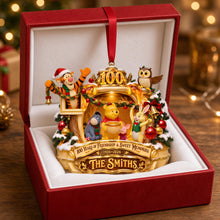 Load image into Gallery viewer, Celebrate Friendship with Cute Woodland Friends Ornament - Personalized Christmas Gift
