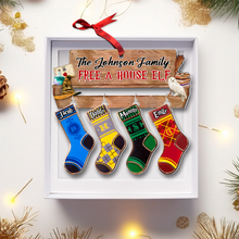 Load image into Gallery viewer, Custom Magic Family Christmas Ornaments - Personalized Stockings
