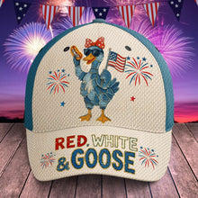 Load image into Gallery viewer, Celebrate Freedom: The Freedom Goose Classic Cap - Personalized 4th of July Gift for Friends and Family Caps PopCulturePrints
