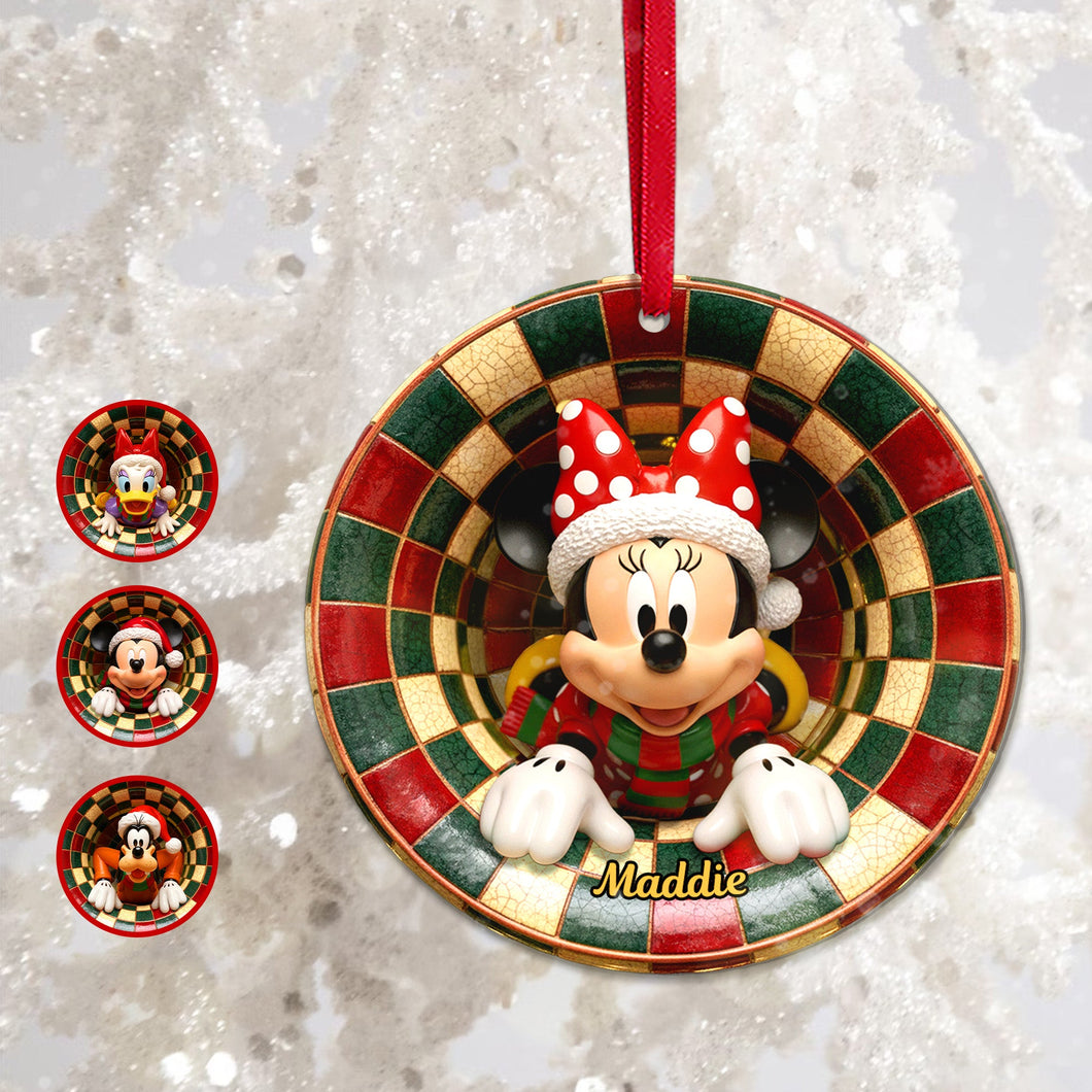 “Bring Magic to Your Tree!” - Cute Round Ceramic Ornament - Personalized Gift for Christmas Ornament PopCulturePrints