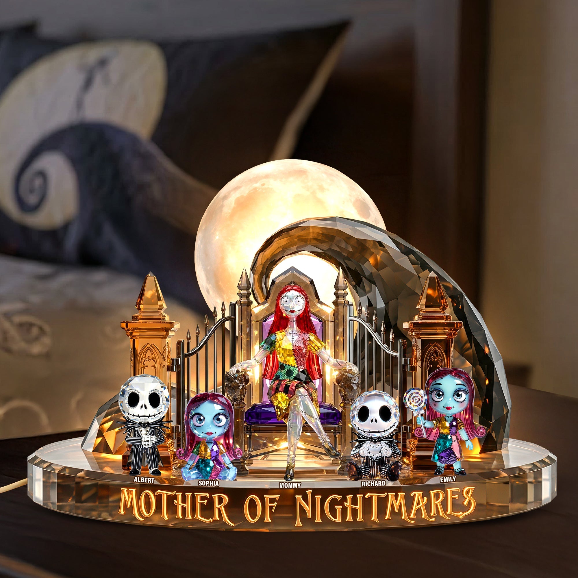 "Celebrate the Magic of Motherhood" - Personalized Acrylic Light Box - Unique Gift for Mom, Grandma, and More Light Box PopCulturePrints