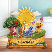 Load image into Gallery viewer, “Friends are the family we choose” - Friends Acrylic Plaque - Personalized Gifts for Best Friends Shaped Plaques PopCulturePrints
