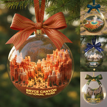 Load image into Gallery viewer, “Capture the Beauty of Nature” - Scenic Landscape Acrylic Ornament - Personalize Your Christmas Gift Ornament PopCulturePrints

