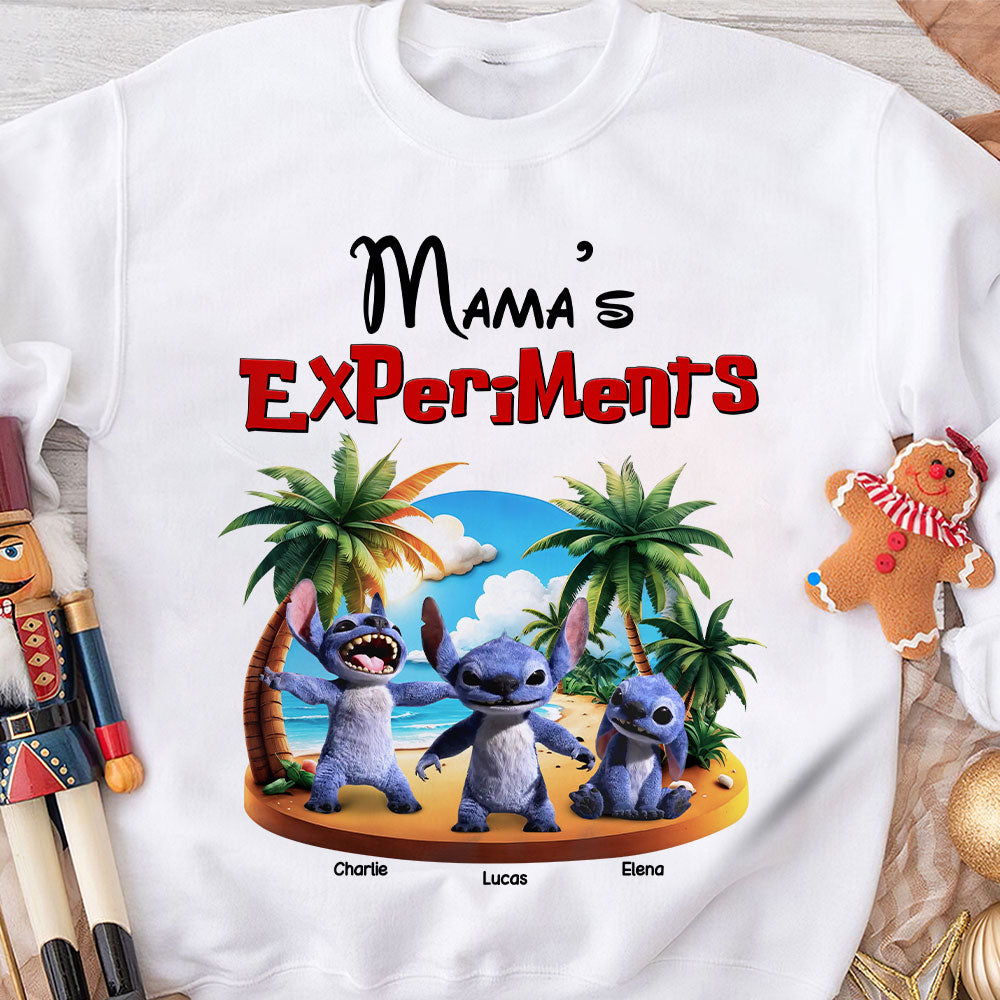 Personalized Mama's Experiments Sweatshirt - Custom Mother's Gift