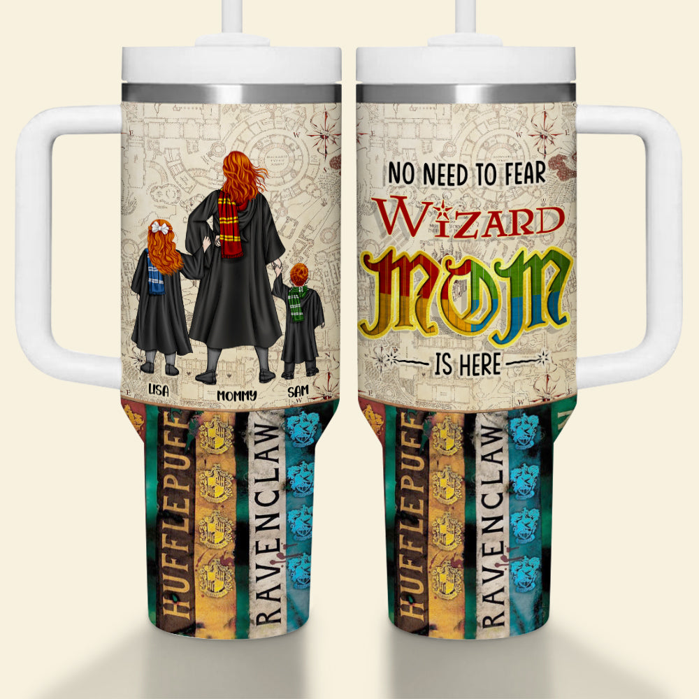 Personalized Wizard Mom Tumbler - Harry Potter Themed Gift