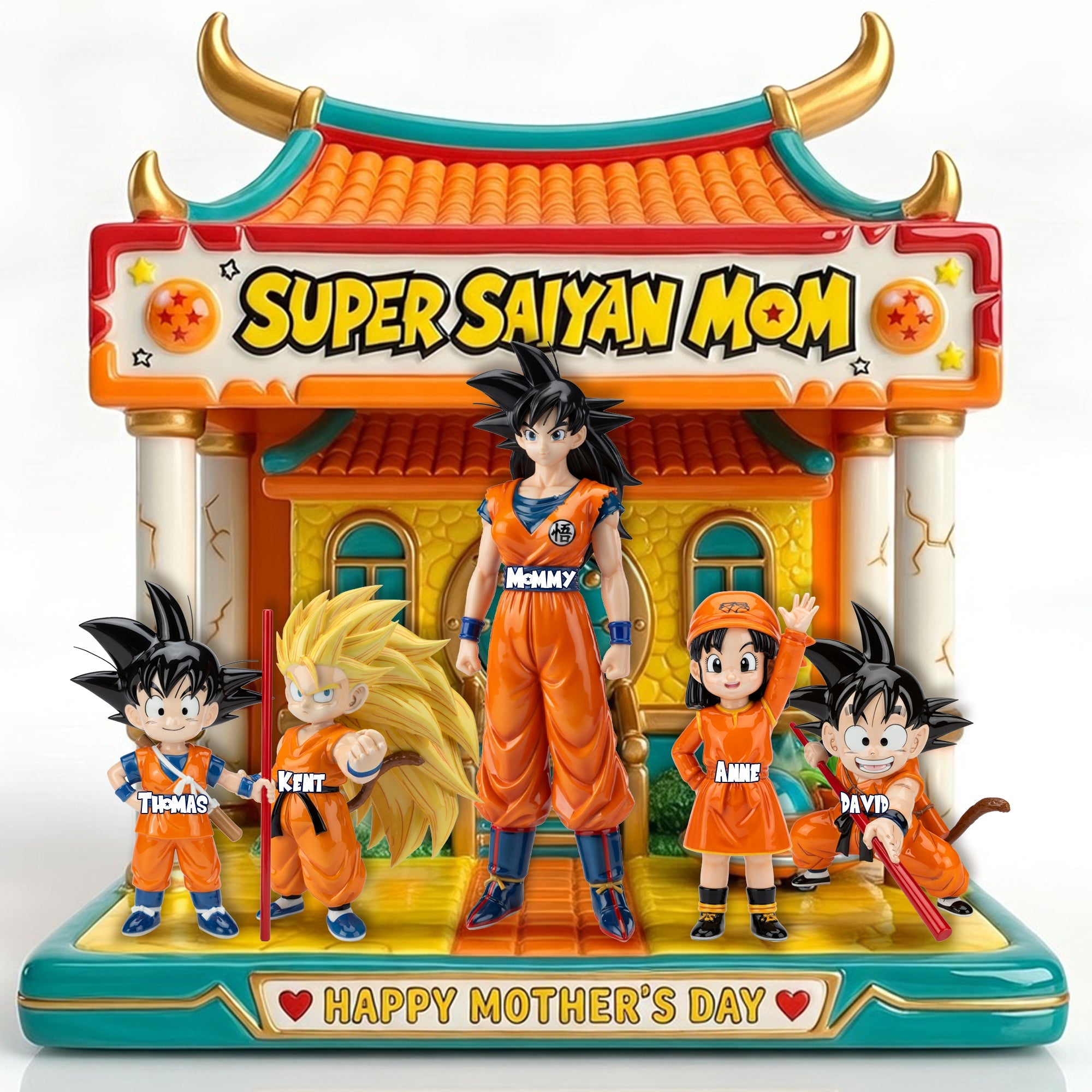 Ultimate Power Mom - Personalized Acrylic Plaque for Mothers Shaped Plaques PopCulturePrints