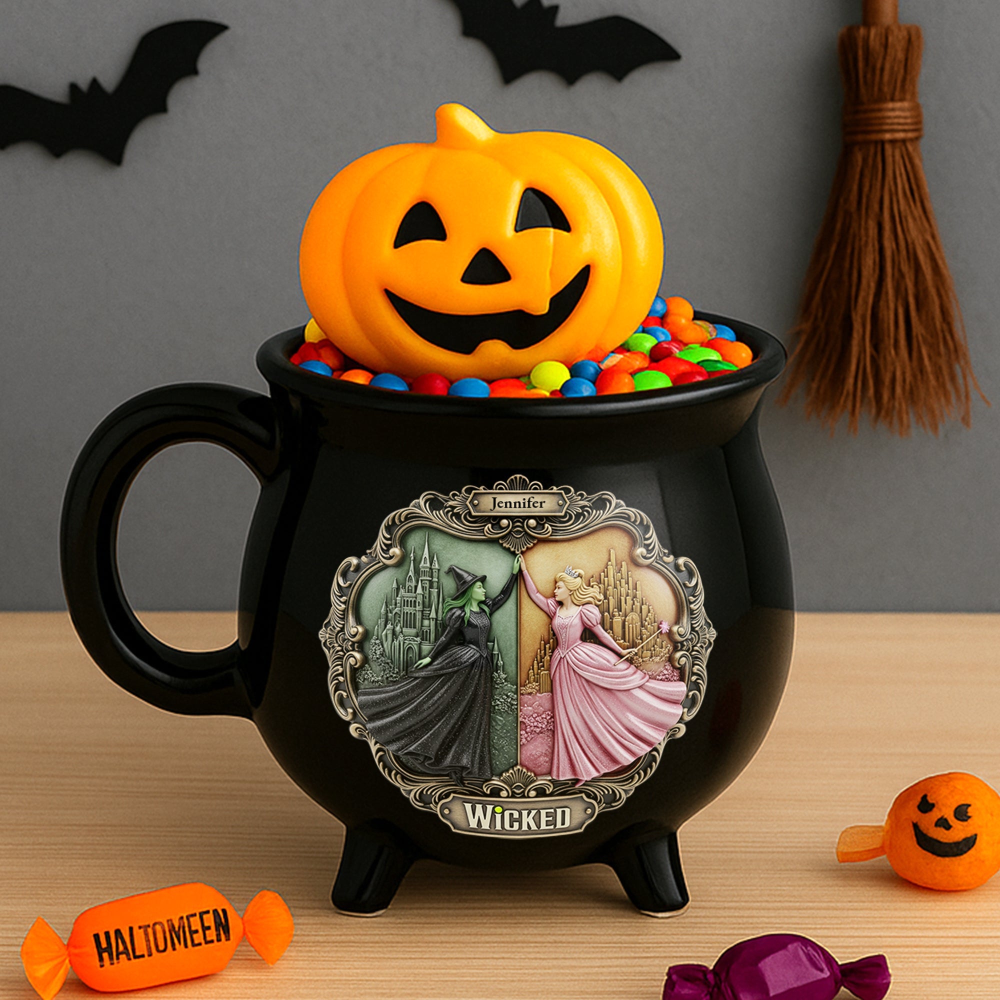 Dual Magic Cauldron Mug - Personalized Gift for Fantasy Lovers Cauldron Mug PopCulturePrints