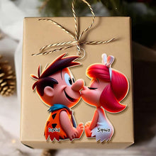 Load image into Gallery viewer, Personalized Cartoon Couple Christmas Ornament | Custom Holiday Gift | Valentine&#39;s Day Gifts Ornament PopCulturePrints
