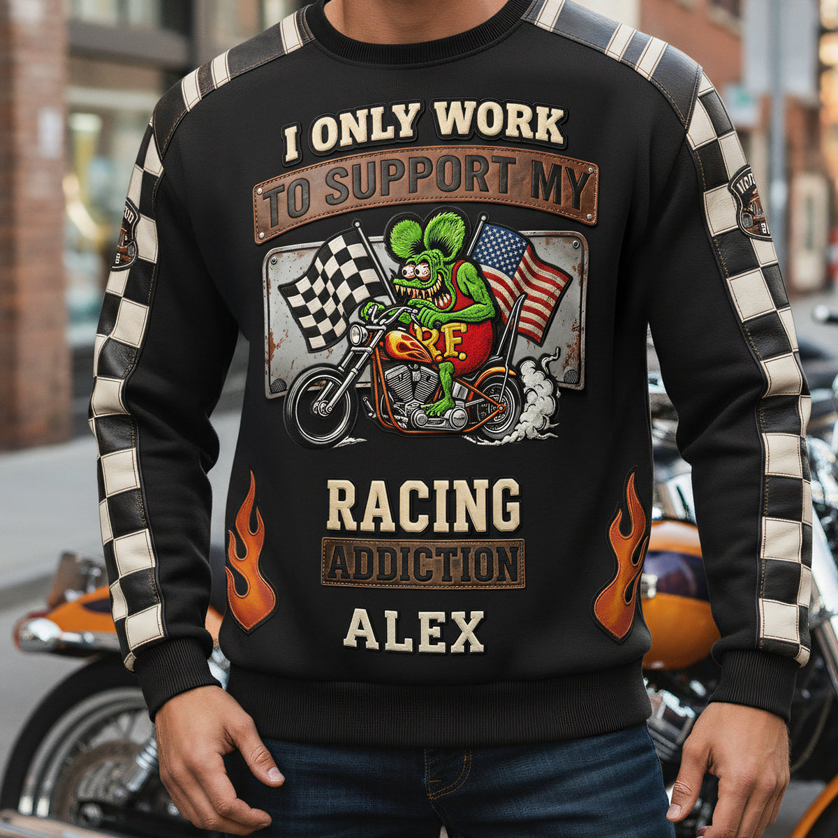 Racing Addiction 3D Shirt – Personalized Gifts for Hot Rod Lovers AOP Products PopCulturePrints