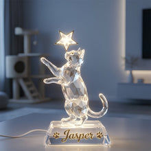 Load image into Gallery viewer, Illuminate Your Space with a Personalized Charming Cat Light Box - Perfect Gift for Cat Lovers Light Box PopCulturePrints
