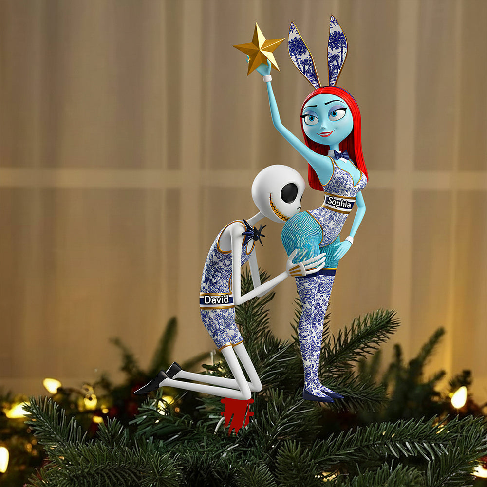 Couple Forever Tree Topper - Personalized Gift for Couples Ornament PopCulturePrints