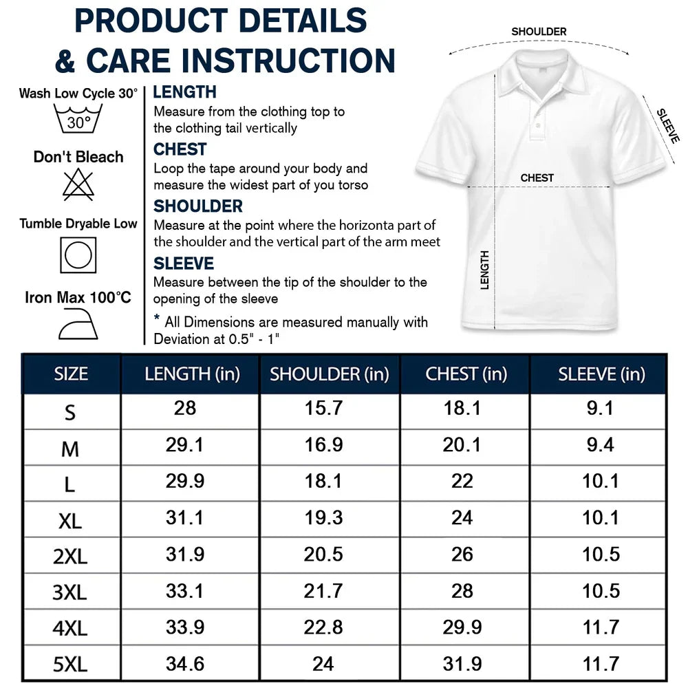 Baseball Dad: Best Dad Ever - Personalized Polo Shirt Polo Shirt PopCulturePrints