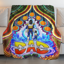 Load image into Gallery viewer, Mom: The God, The Myth, The Legend - Personalized Blanket for Mom Blanket PopCulturePrints
