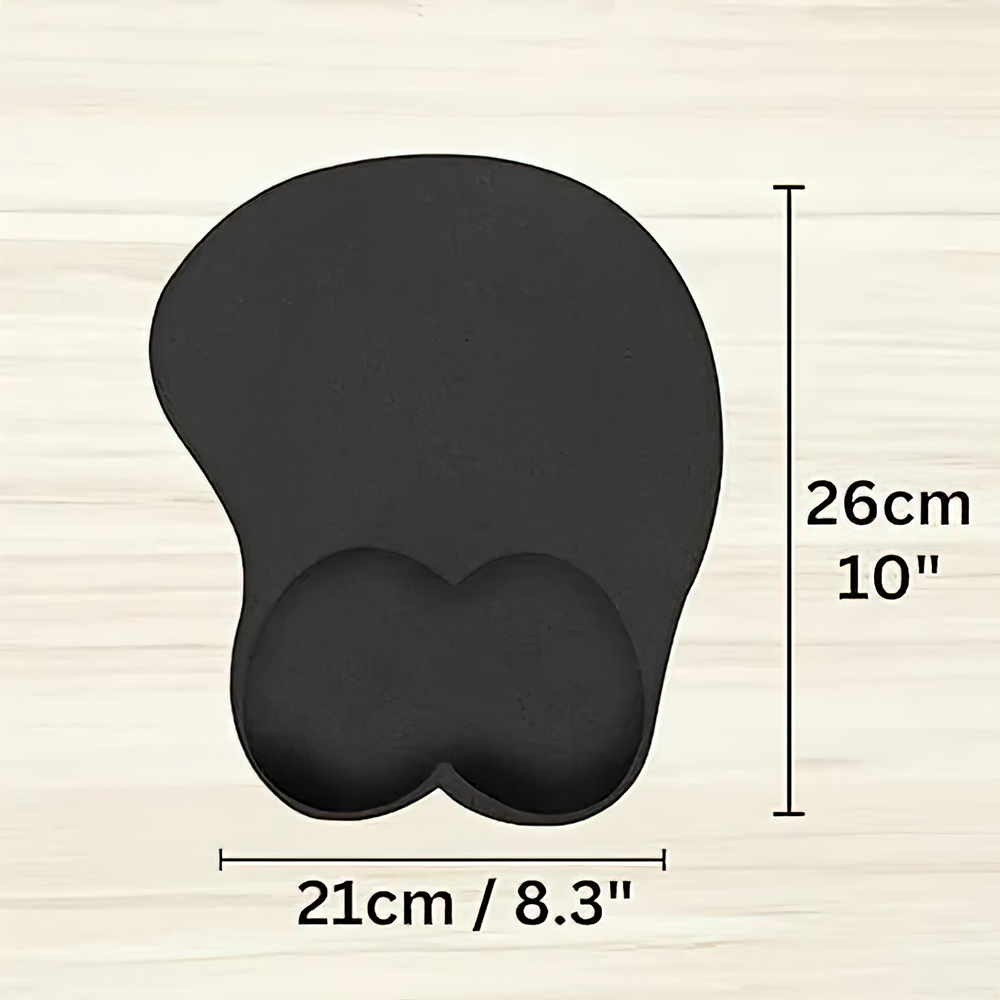 "It's Not Just a Mouse Pad, It's a Statement!" - Funny Mouse Pad with Armrest - Personalized Gift for Couples, Friends, and Gamers Mouse Pads PopCulturePrints