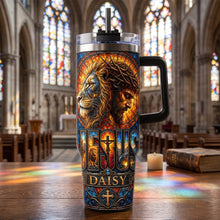 Load image into Gallery viewer, Faith &amp; Strength - Personalized Christian Tumbler for Inspiration and Hope

