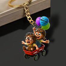 Load image into Gallery viewer, You Are My Greatest Adventure Keychain - Personalized Gifts for Couples Keychains PopCulturePrints
