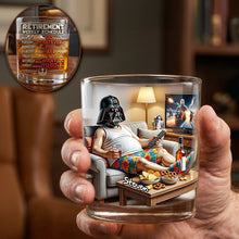 Load image into Gallery viewer, Retirement Weekly Schedule Round Glass - A Fun Personalized Gift for Relaxed Retirees Glass PopCulturePrints
