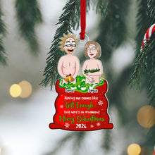 Load image into Gallery viewer, Personalized Couple Christmas Ornament - Unique Valentine&#39;s Day Gifts for Partners Ornament PopCulturePrints
