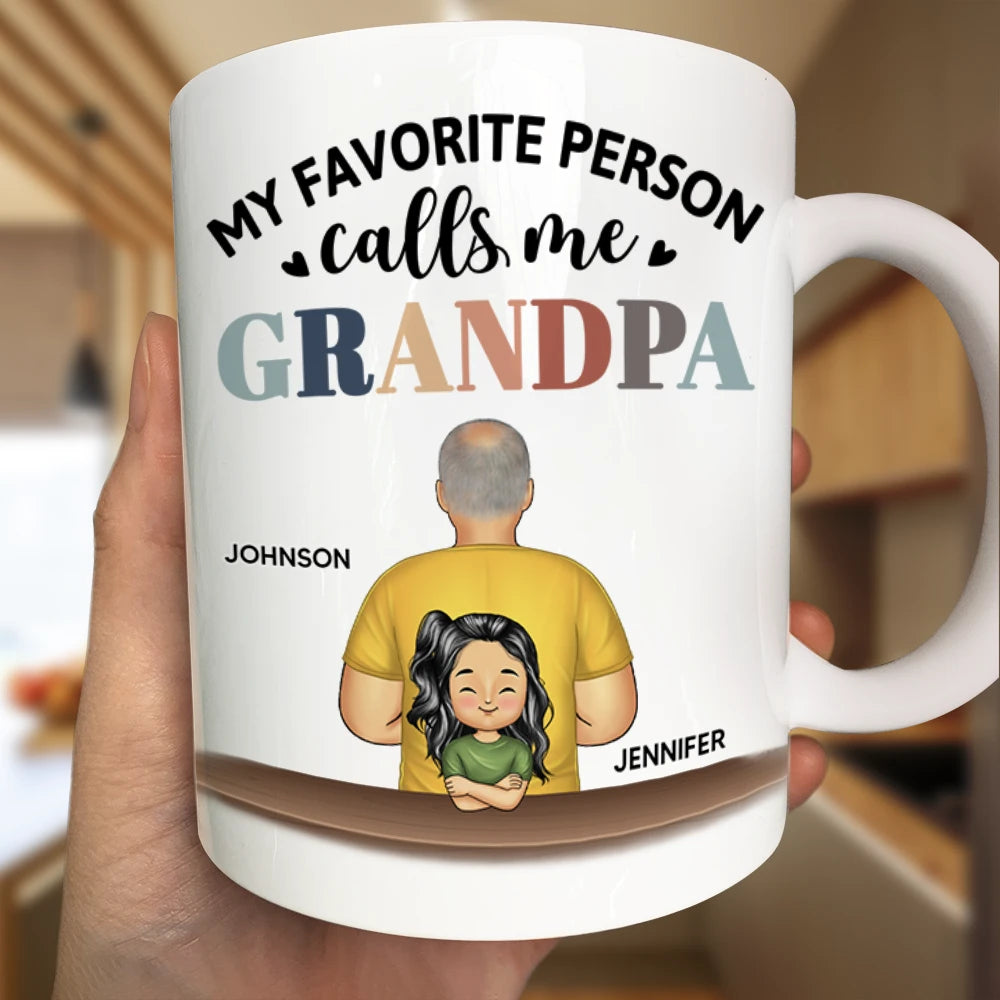 My Favorite People Call Me Papa - Personalized Mug for Dads Mug PopCulturePrints