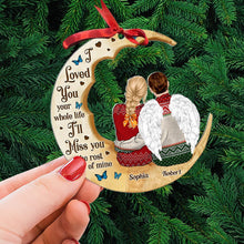 Load image into Gallery viewer, Personalized Memorial Christmas Ornament - Loved Ones in Heaven Ornament PopCulturePrints
