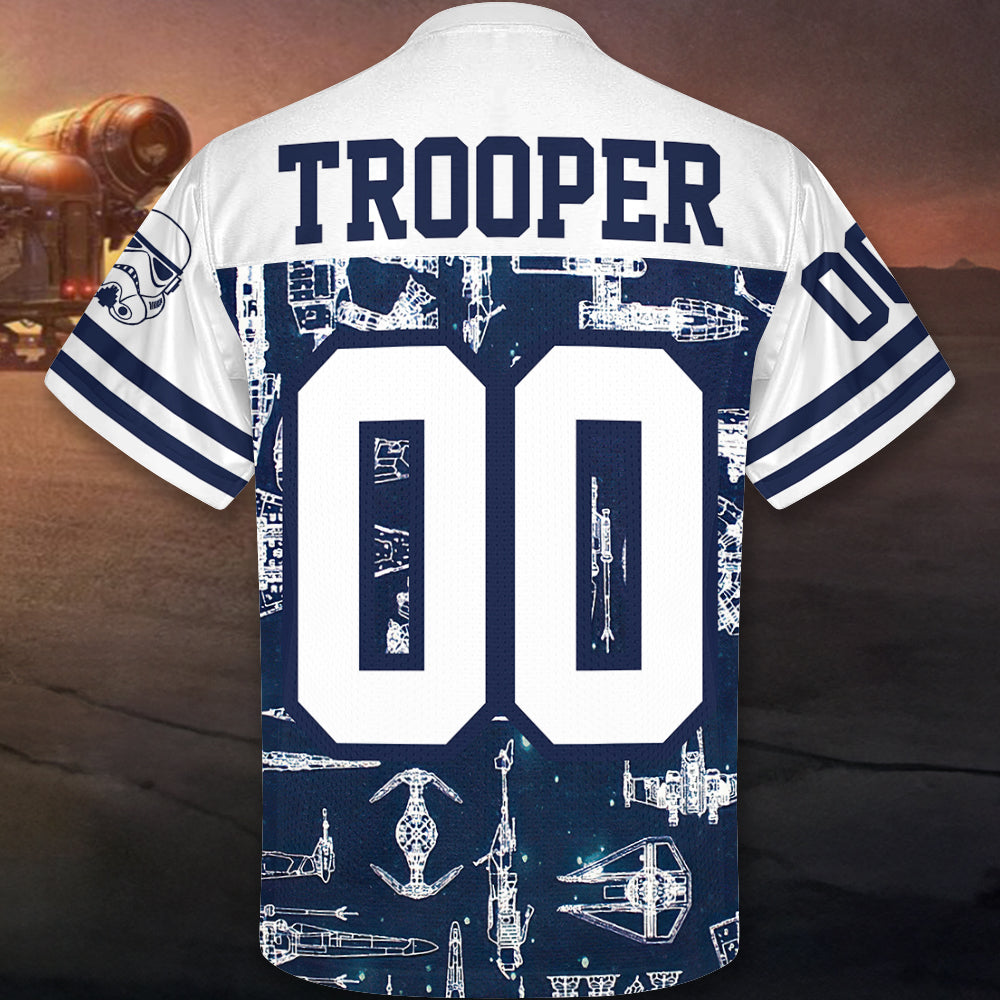 Custom Trooper Themed Navy Starship Jersey