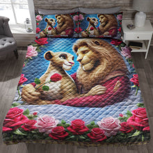 Load image into Gallery viewer, Personalized Couple Quilt Bedding Set - Enchanted Love Blanket PopCulturePrints
