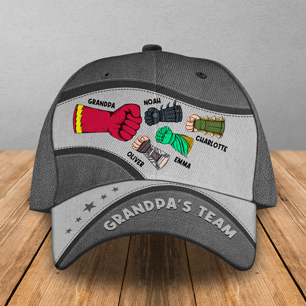 Personalized Superhero Dad Cap - Custom Father's Day Gift