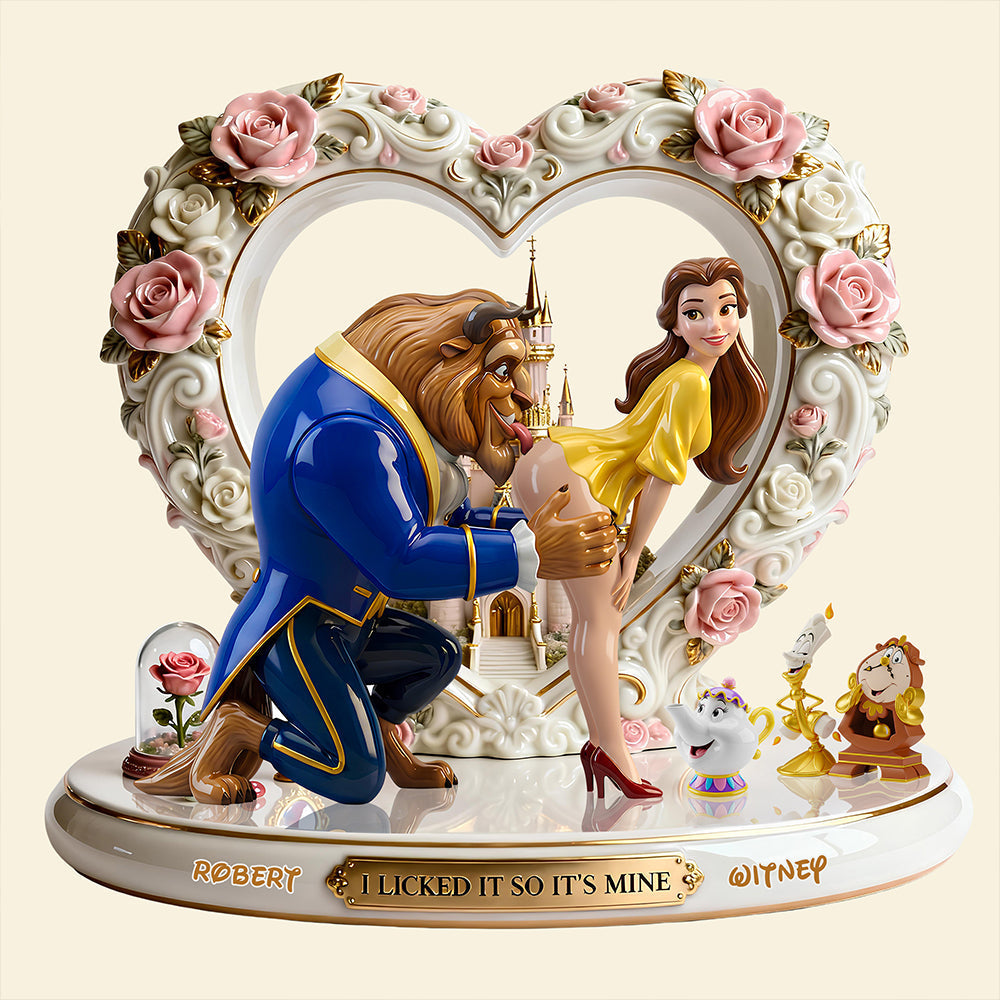 Funny Fairytale Acrylic Plaque - Personalized Gift for Couples
