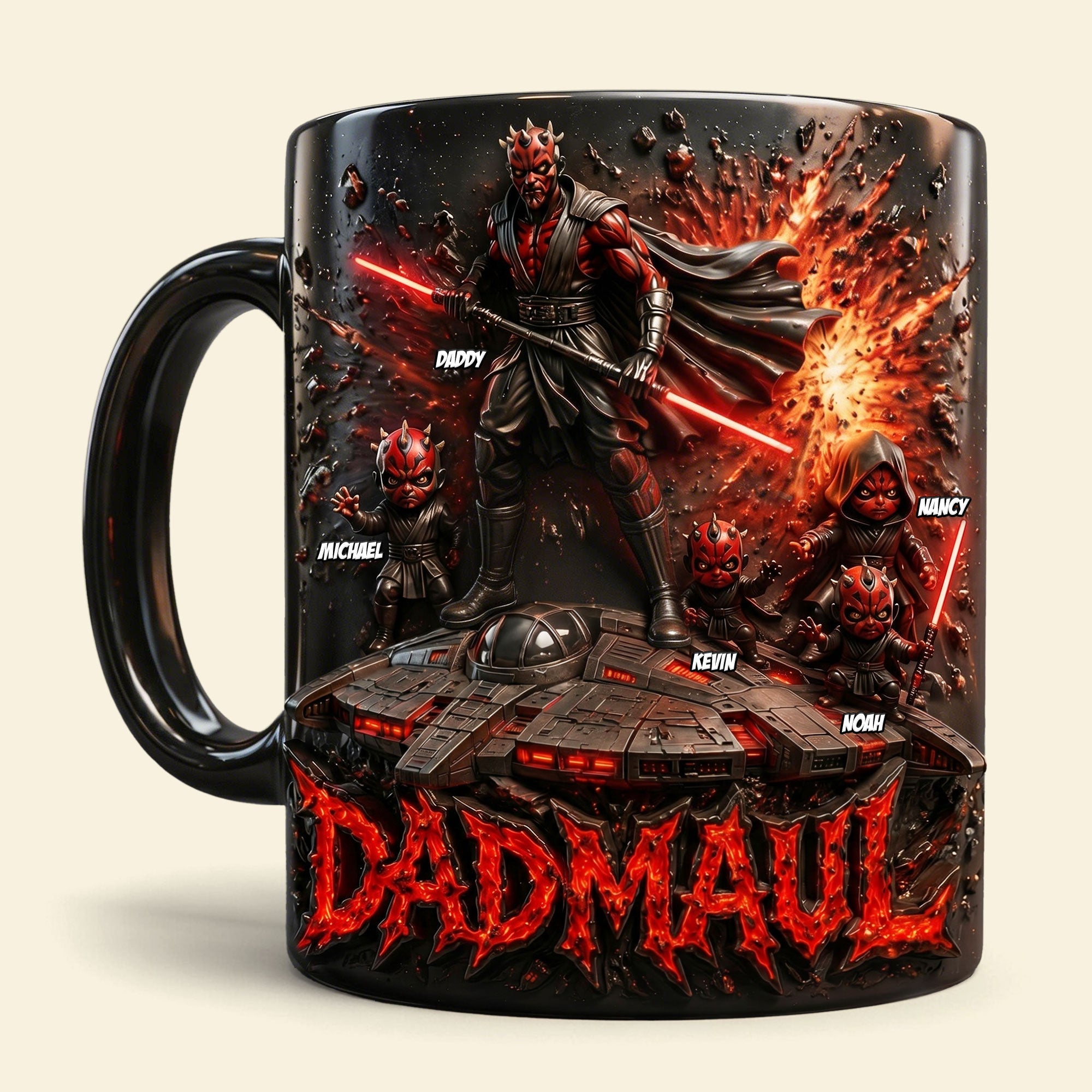 “Unleash the Magic of Dad!” - Dad Master Dad Magic Mug, Personalized Gifts for Dad Coffee Mug PopCulturePrints
