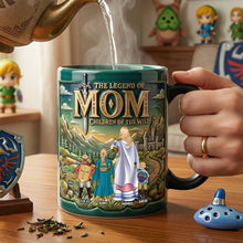 Load image into Gallery viewer, “The Legend of Mom: Celebrate Your Magical Journey” - Personalized Magic Coffee Mug - Gift for Moms, Dads, and Grandmas Coffee Mug PopCulturePrints
