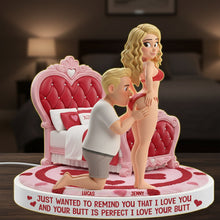 Load image into Gallery viewer, Naughty Couple Acrylic Light Box - Personalized Gifts for Couples Light Box PopCulturePrints
