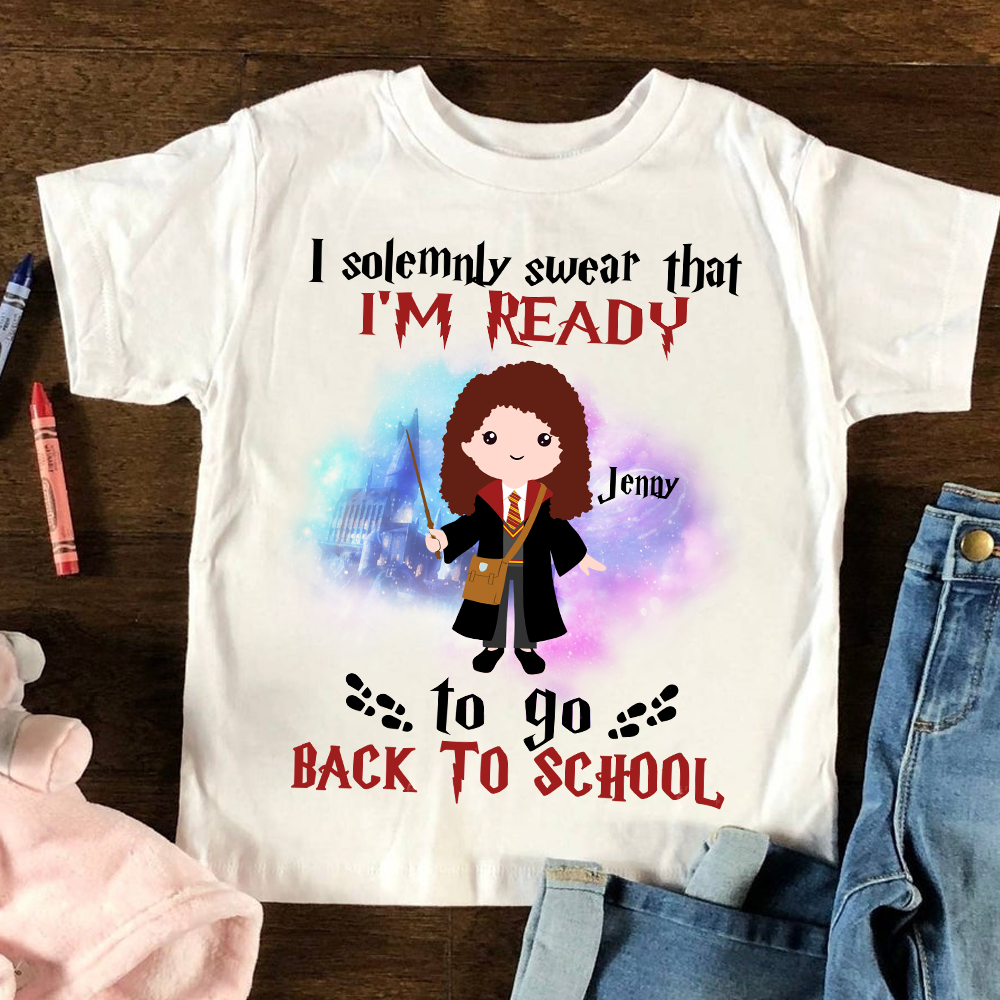 Personalized Back to School Harry Potter Kids T-Shirt