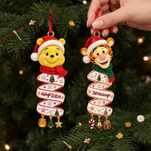 Load image into Gallery viewer, Cute Christmas Ornament With Name - Personalized Gift for Kids and Family Ornament PopCulturePrints
