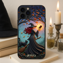 Load image into Gallery viewer, Enchanting Witch Phone Case - Personalized Gift for the Magical Soul Phone Case PopCulturePrints
