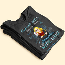 Load image into Gallery viewer, Personalized Grammar Witch Teacher Sweatshirt - Magical Gift for Educators
