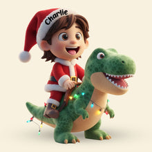 Load image into Gallery viewer, Make Christmas Magical: Personalized Custom Photo Pillow for Kids Pillow PopCulturePrints

