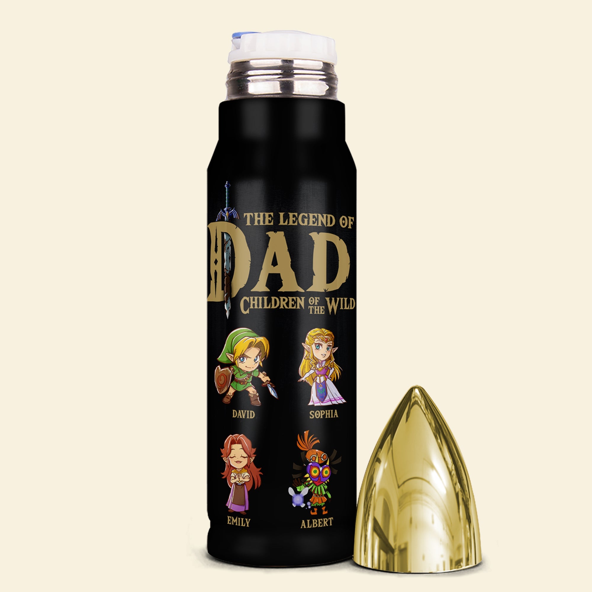 Legend of Dad Personalized Bullet Tumbler