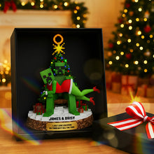 Load image into Gallery viewer, Personalized Christmas Ornament - &#39;I Just Love Creeping On Your Butt All The Time&#39; - Custom Gift for Couples Ornament PopCulturePrints
