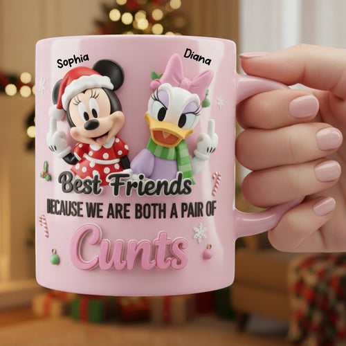 Best Friends Coffee Mug - Personalized Gifts for Besties with Fun Quotes Coffee Mug PopCulturePrints