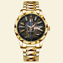 Load image into Gallery viewer, “Honor Our Heroes” – Military Men's Watch - Personalized Gift for Veterans Men's Watch PopCulturePrints
