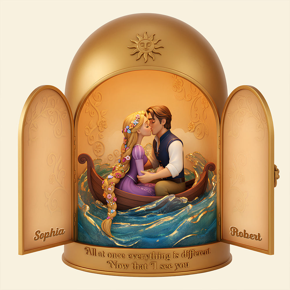 Fairytale Love Light Box - Personalized Gift for Couples Light Box PopCulturePrints