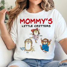 Load image into Gallery viewer, Mommy&#39;s Little Critters - Personalized T-Shirt for Mom, Cute Gift for Mother&#39;s Day and Grandma Shirts PopCulturePrints
