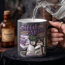 Load image into Gallery viewer, "Embrace the Chaos with Love" - Dark Fantasy Tired Mom Book Club Magic Mug - Personalized Gifts for Book-Loving Moms Coffee Mug PopCulturePrints
