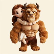 Load image into Gallery viewer, "Bring Magic to Your Home" - Personalized Fairytale Pillow for Couples Pillow PopCulturePrints
