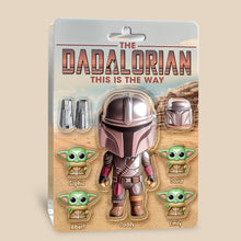 Load image into Gallery viewer, “This is the Way” – Customizable Galaxy Dad Acrylic Plaque - Perfect Gift for Dads, Grandpas, and Fathers Shaped Plaques PopCulturePrints
