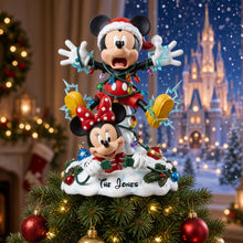 Load image into Gallery viewer, Naughty Friends Christmas Acrylic Tree Topper - Personalized Gifts For Friends 02PATI141026 Ornament PopCulturePrints
