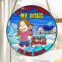 Load image into Gallery viewer, Custom Dog Lover Stained Glass Ornament Ornament PopCulturePrints

